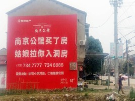 兰考墙体广告在乡镇、农村市场的媒体优势