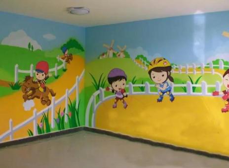兰考幼儿园墙体彩绘制作流程及注意事项