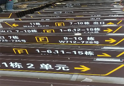 兰考广告标识中，常见的几种安装方式。