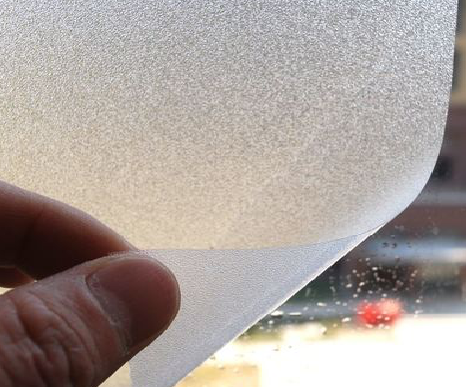 兰考玻璃门外面粘广告用什么材料好？