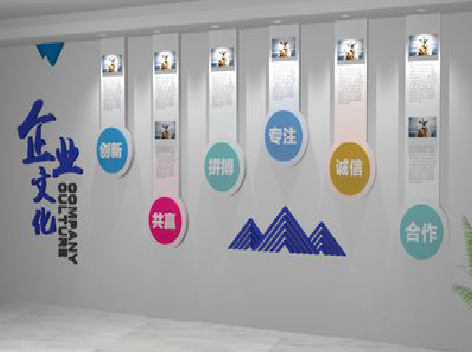 兰考企业文化墙需要传递什么办公文化？